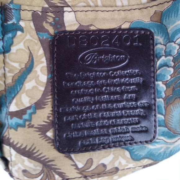 Vintage Warm Grey/Silver Brighton Shoulder Bag with Tassel - Picture 7 of 10